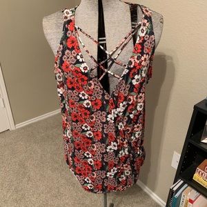 Maurices | Sleeveless Wrap V-neck Top